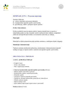 Izvedbeni program (2 dana)
