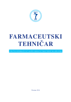 časopis "Farmaceutski tehničar"