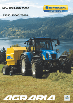 NEW HOLLAND T5000 T5050 T5060 T5070