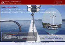 Detail description - Croatia Gulet Cruise