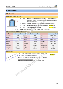 3. Tehnička fizika 3.1. Mehanika