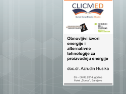 Obnovljivi izvori energije i alternativne tehnologije za