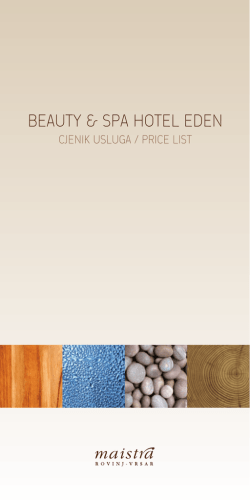 beauty & spa hotel eden