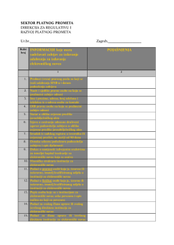 Zahtjev za izdavanje odobrenja za izdavanje elektroničkog novca