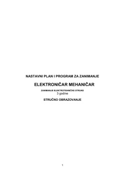 ELEKTRONIČAR MEHANIČAR