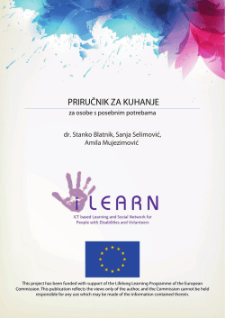 PRIRUČNIK ZA KUHANJE