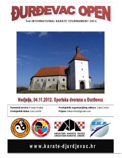 Pozivnica na turnir, kategorije i prijavnica (PDF)