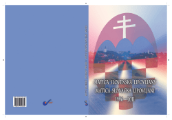 matica slovačka lipovljani (1996