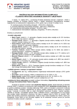 Druženje mladih informatičara i članova HAZU