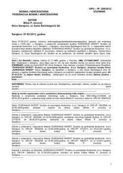 Na osnovu člana 311