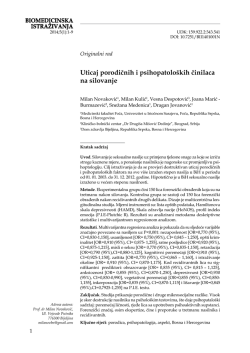Kompletan tekst PDF - Biomedicinska istraživanja
