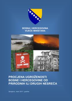 procjena ugroženosti bosne i hercegovineod prirodnih ili drugih