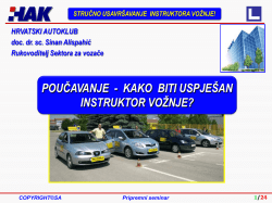 POUČAVANJE - KAKO BITI USPJE&Scaron;AN
