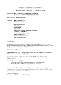 Opatija, 2011. - Hrvatsko psihijatrijsko dru&scaron;tvo