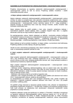 nadzemni elektroenergetski srednjenaponski i visokonaponski vodovi