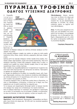 πυραμιδα τροφιμων οδηγος υγιεινης διατροφης