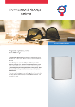 Thermia modul hlađenja pasivno
