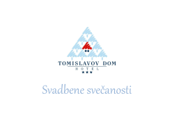 Katalog svadbenih svečanosti na Tomislavcu