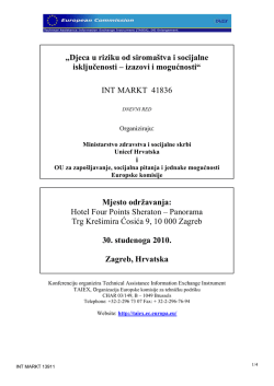 Program Konferencije - Udruženje Djeca Prva