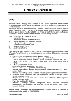 I. OBRAZLOŽENJE