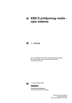 Trailer EBS D - System Description 1/2 (hr) - INFORM