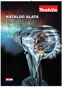 Makita - Cjenik - Katalog Alata 2013
