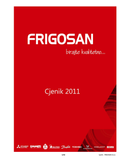 Katalog i cjenik 2011