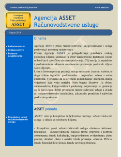 Agencija ASSET Računovodstvene usluge