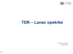 TDR &ndash; Lanac opskrbe