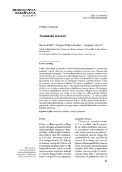 Kompletan tekst PDF - Biomedicinska istraživanja