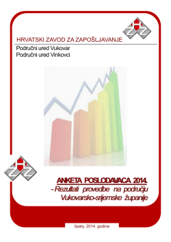 ANKETA POSLODAVACA 2014. -Rezultati provedbe na području