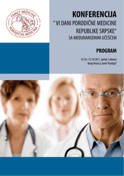 Pogledajte preliminarni program konferencije