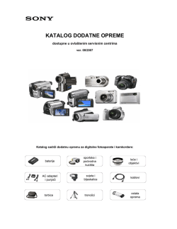 KATALOG DODATNE OPREME