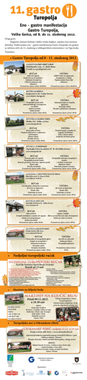 Newsletter Gastro Turopolja 2012