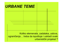 URBANE TEME