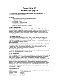 Ceresit CM 16 Fleksibilno ljepilo