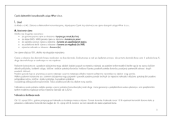 1 Cjenik elektroničkih komunikacijskih usluga elektroničkih