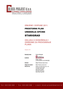 IiD PPUO STARIGRAD ODLUKA I ODREDBE sl