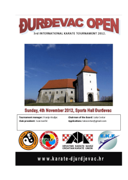 Invitation, categories and entry form (PDF)