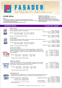 CJENIK 2015.g.