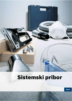 Sistemski pribor - Bosch električni alati