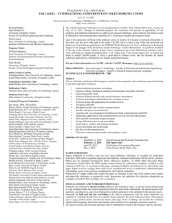 13th ConTEL &ndash; INTERNATIONAL CONFERENCE