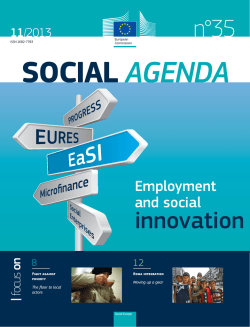 Social Agenda 35 - Employment and social innovation