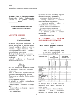 Pedago&scaron;ki standardi