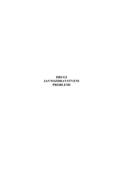 5. Drugi javnozdravstveni problemi