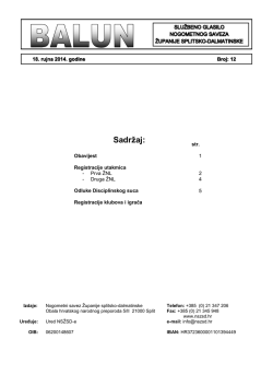 - Balun 12.pdf - Nogometni savez Županije splitsko