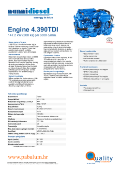 Engine 4.390 TDI