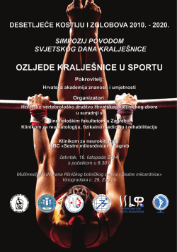 Untitled - hrvatsko dru&scaron;tvo za fizikalnu i rehabilitacijsku medicinu