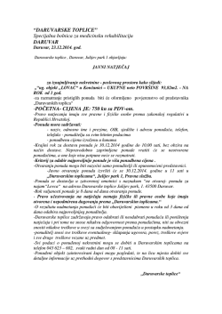 POČETNA- CIJENA JE: 750 kn sa PDV-om.