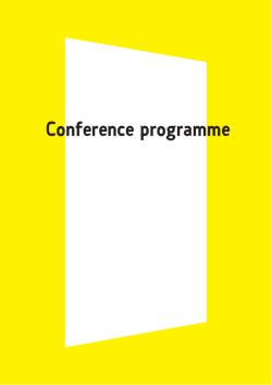 Conference programme - Croatian Sociological Association
